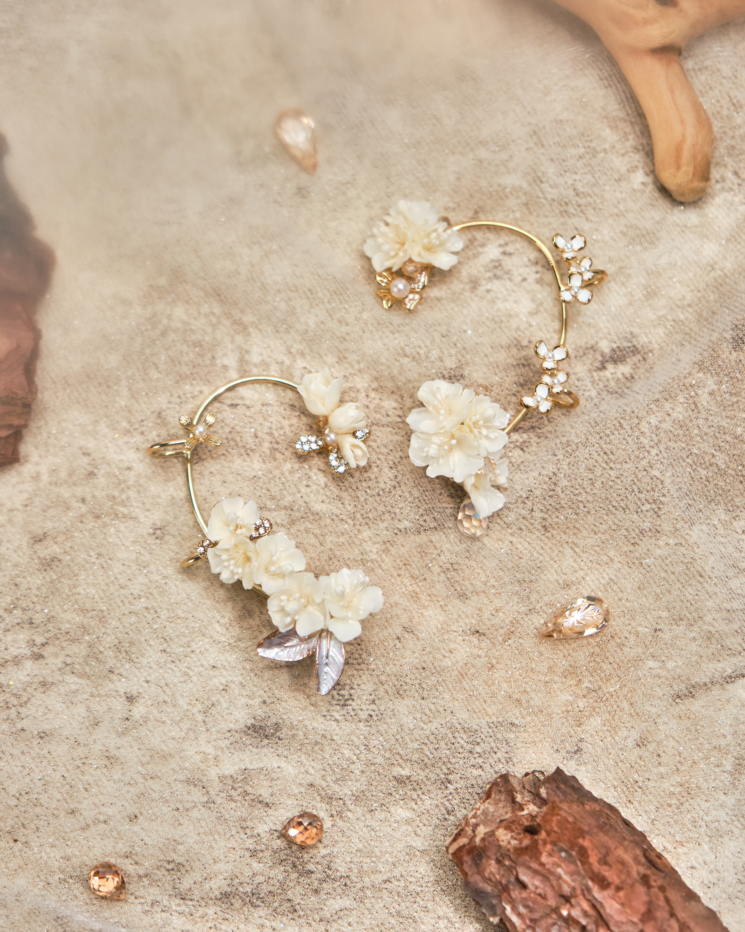 11186 森林之吻～小花束耳掛