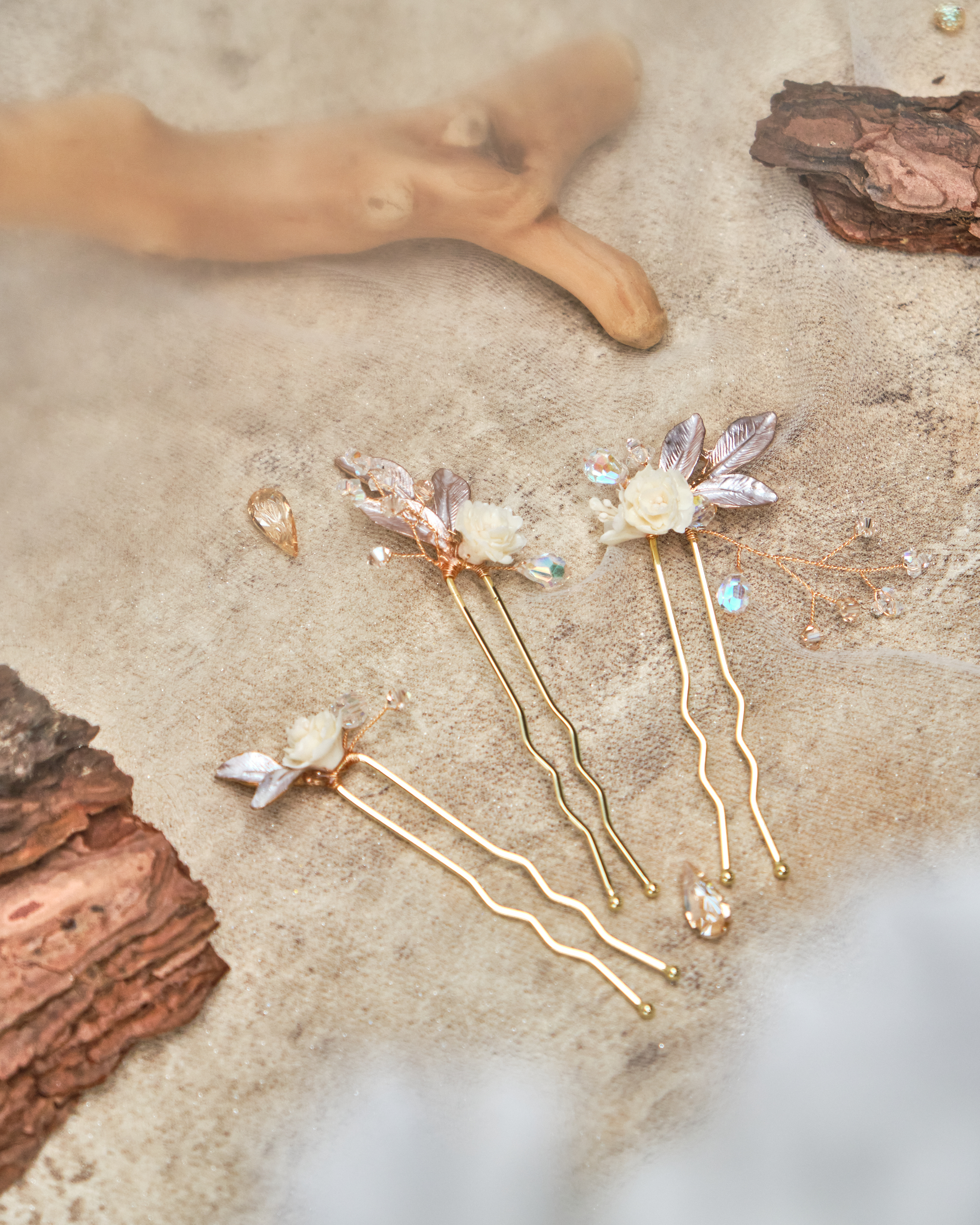 11188 Forest Kiss~Hair Pin Set