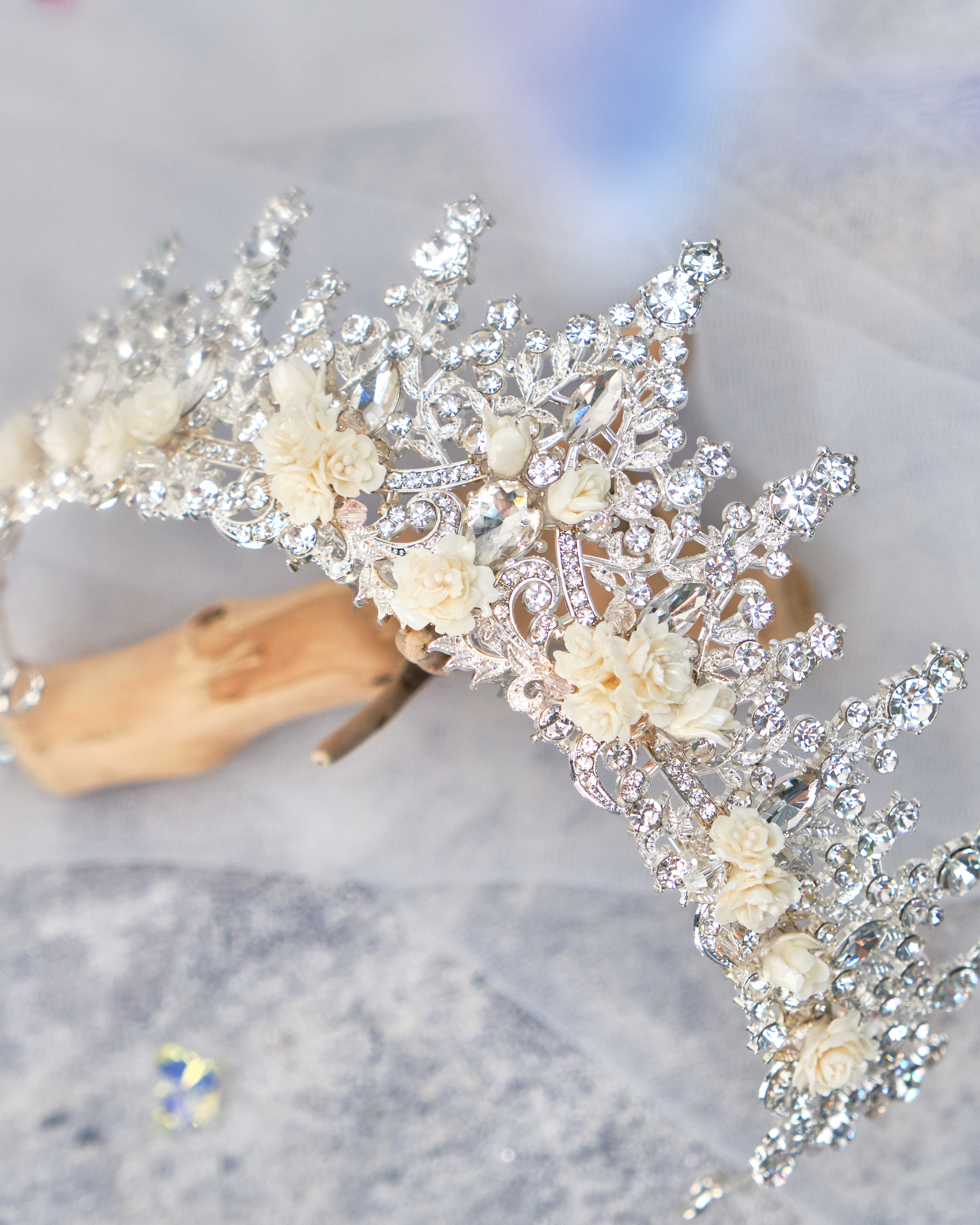 11190 泉水之靈～皇冠連可拆式水滴頭鏈套裝