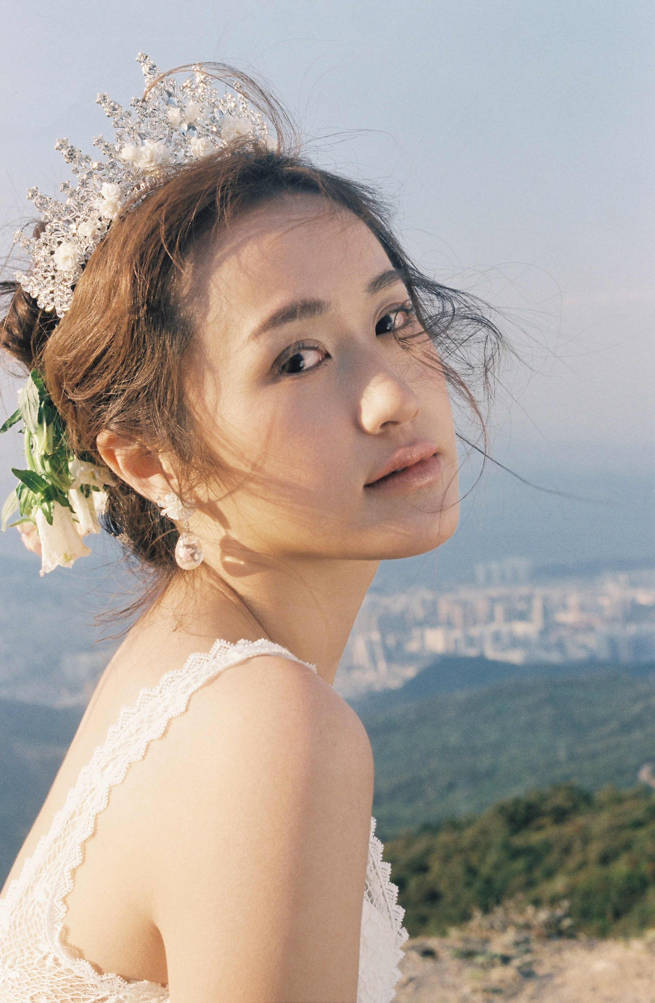 11191 Sprit of Spring~POMPOM S925 2-Way Short Earrings