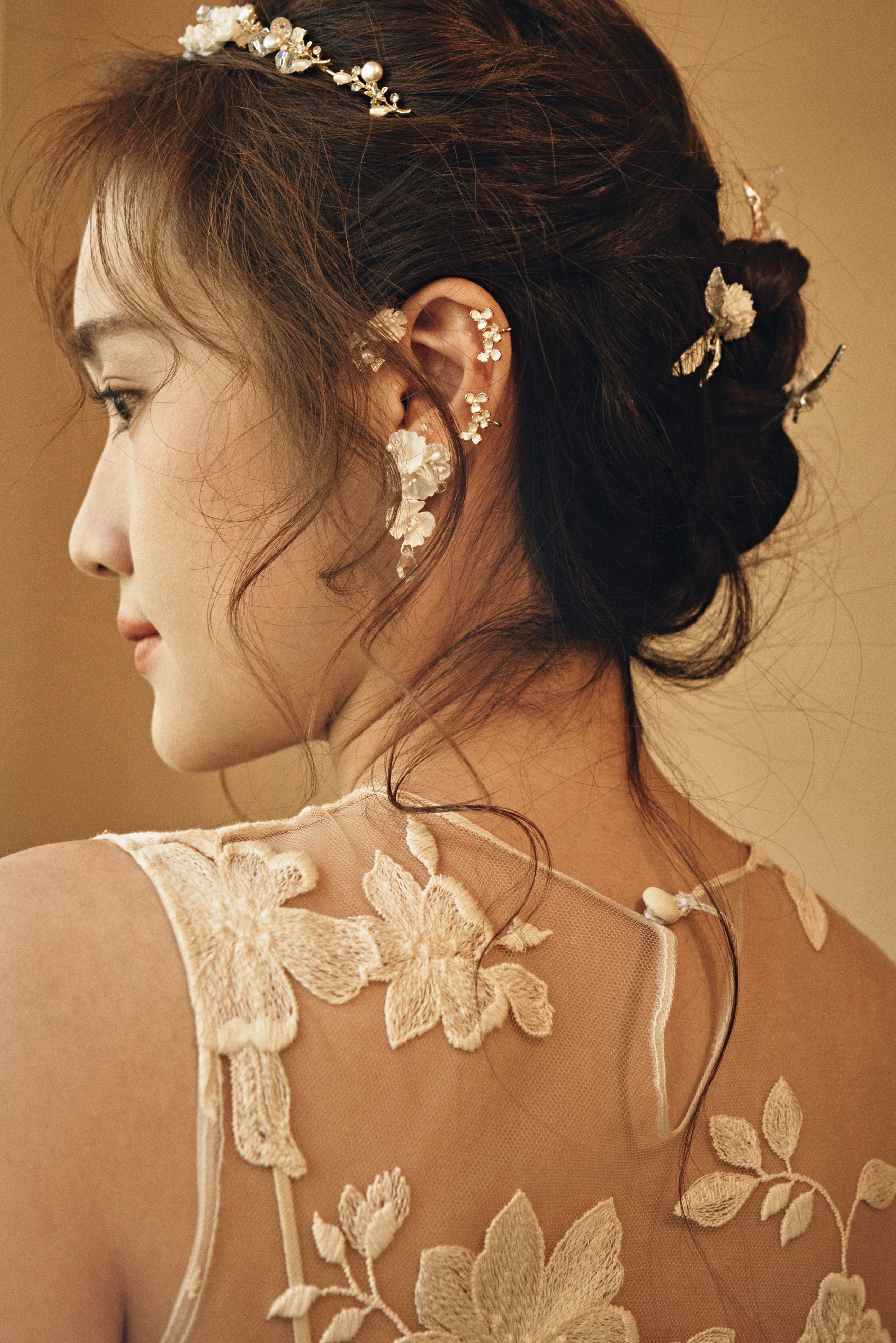 11187 Forest Kiss~Pearls Blossom Headband