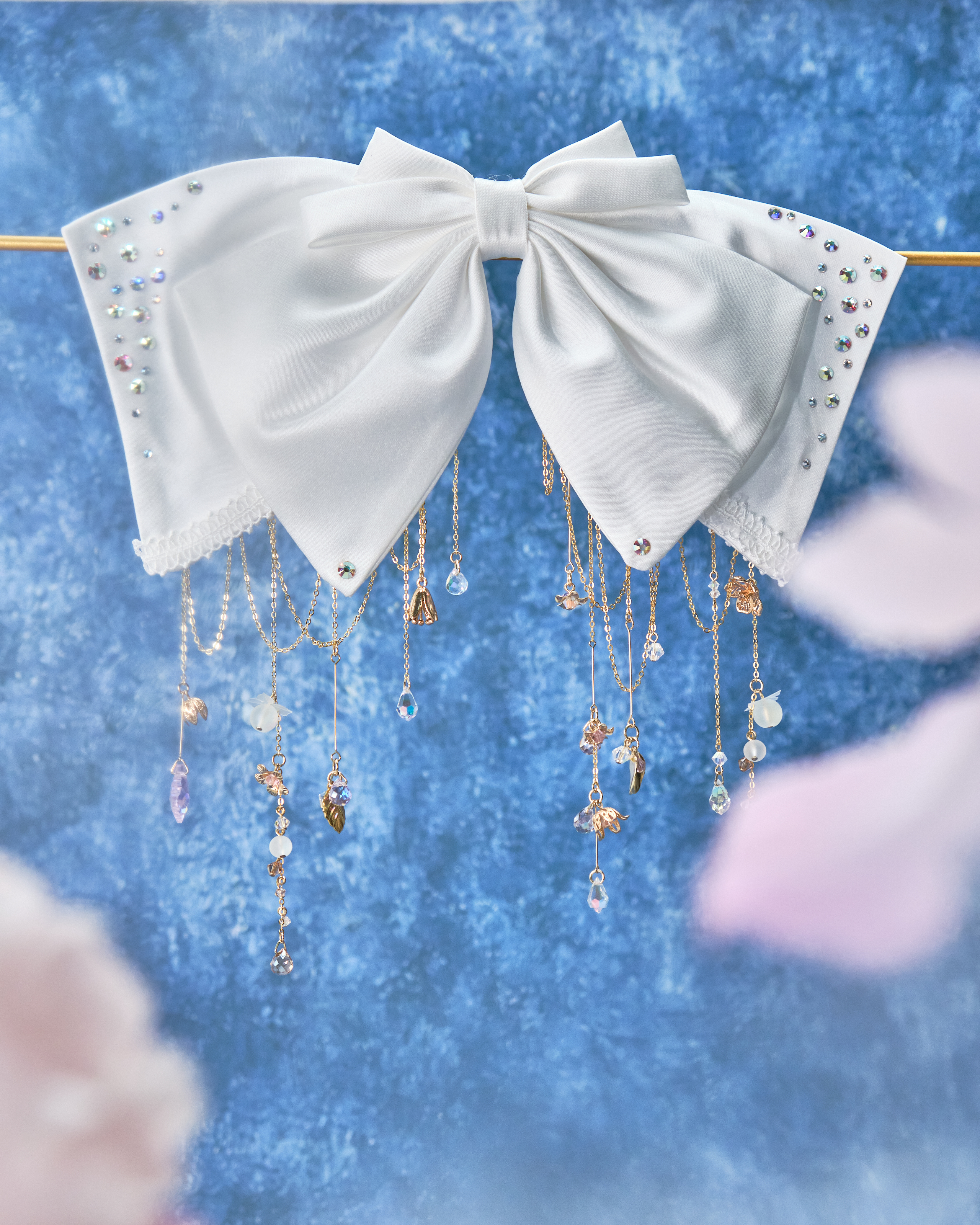 11197 天鵝公主～優雅氣質蝴蝶結髮夾