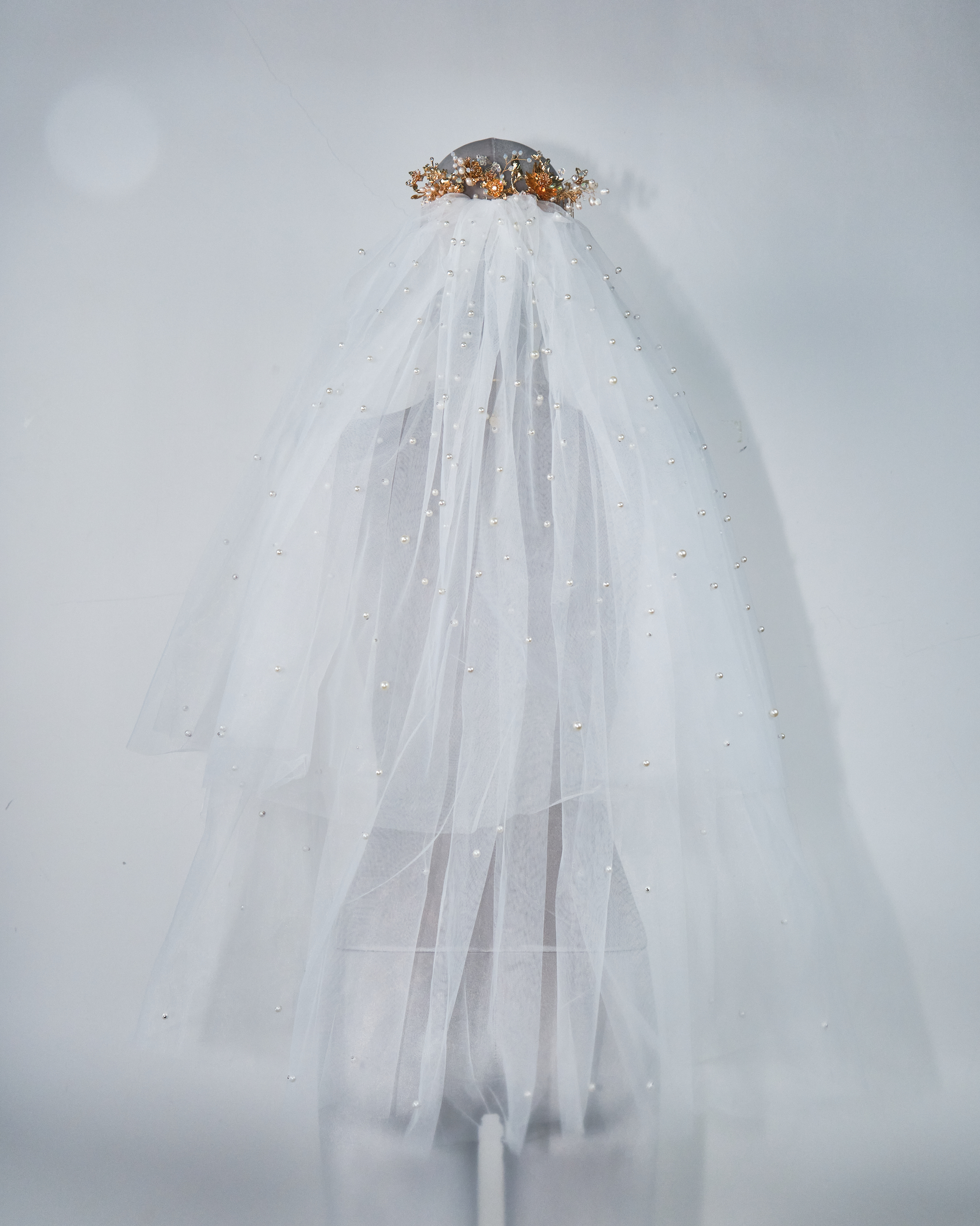 11207 古典美人～釘珠頭紗