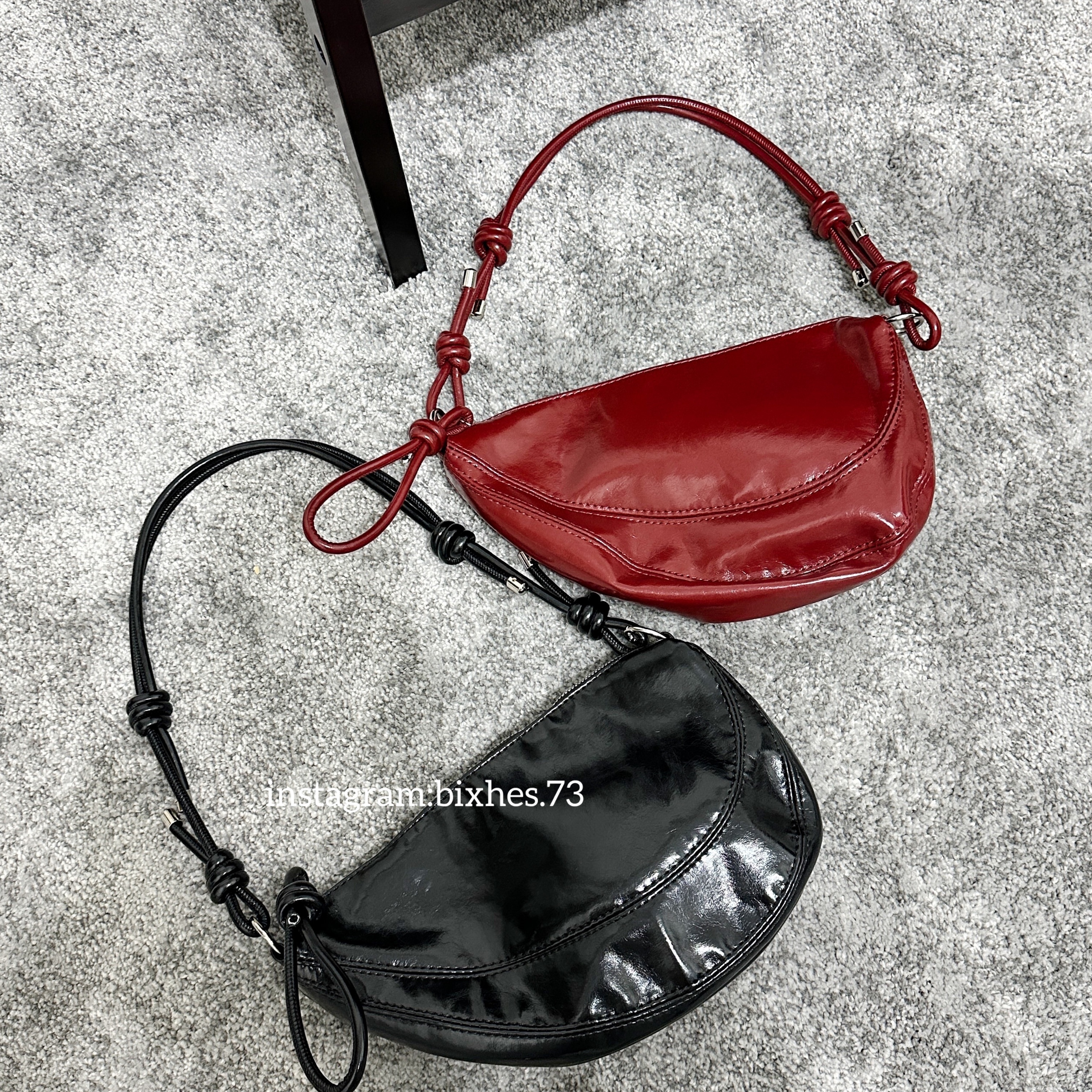 復古亮皮馬鞍包(M00035)