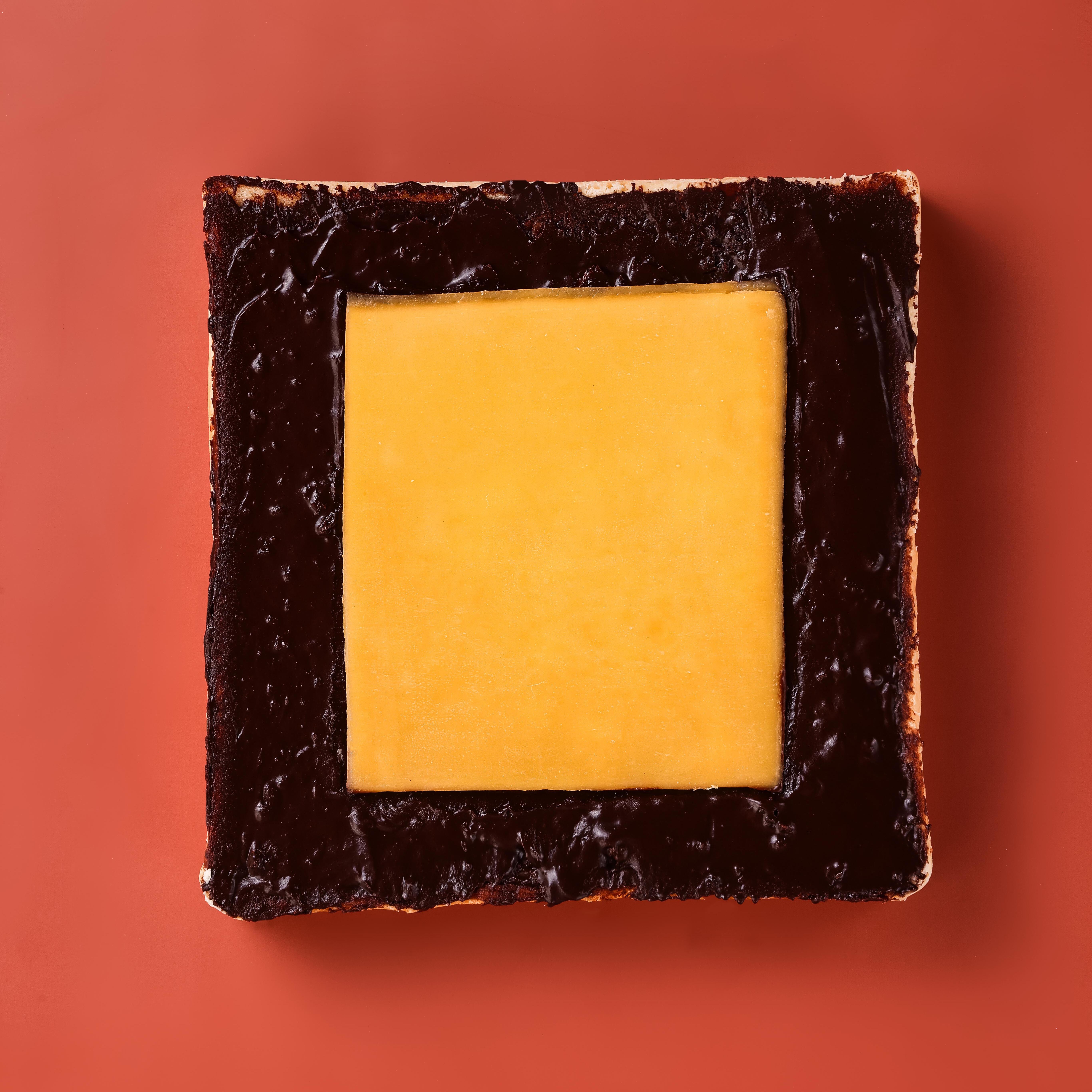 ▌ 經典小碰撞  ▌巧克力起司天然奶油軟心鮮奶厚片