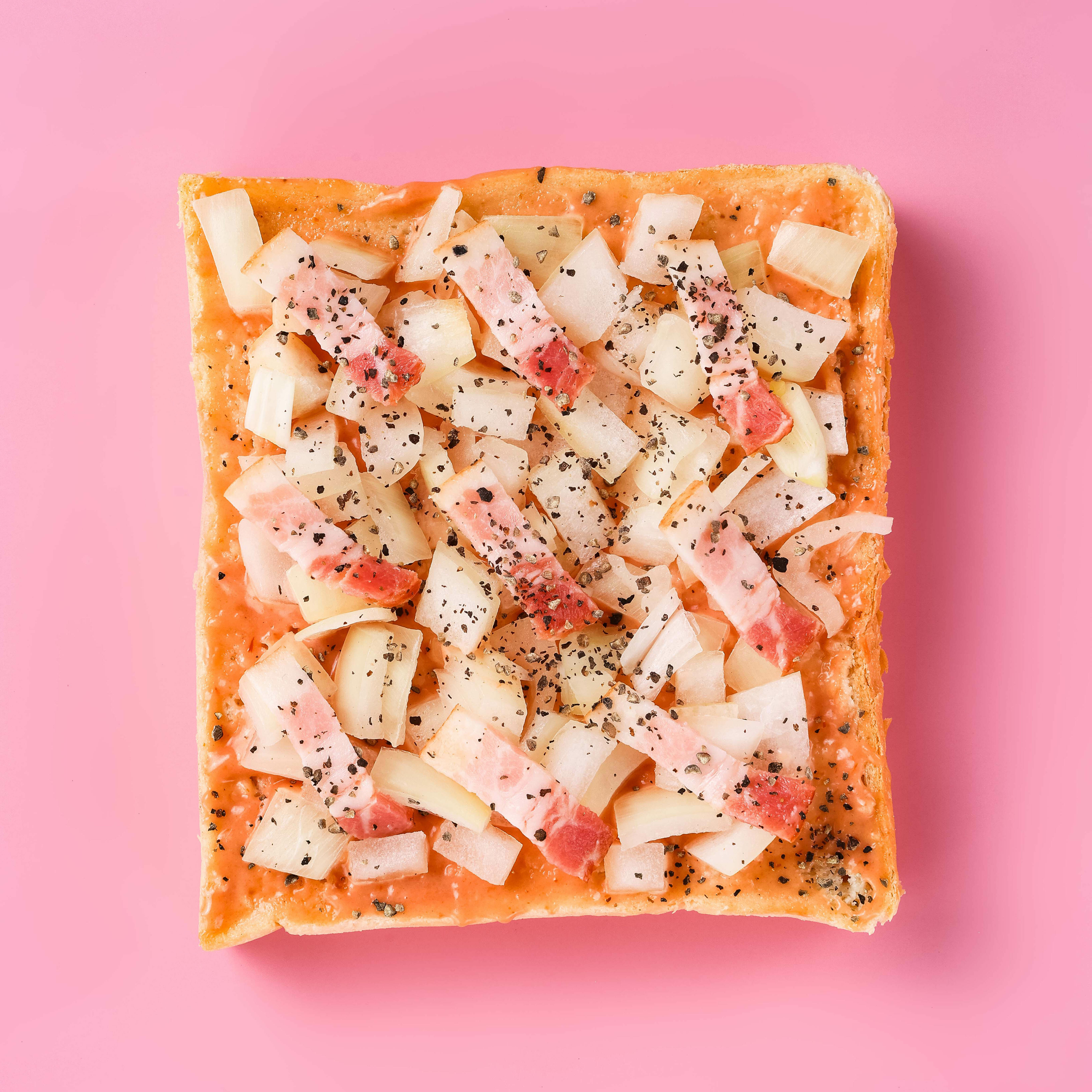 ▌小豬流淚 ▌洋蔥培根天然奶油軟心鮮奶厚片