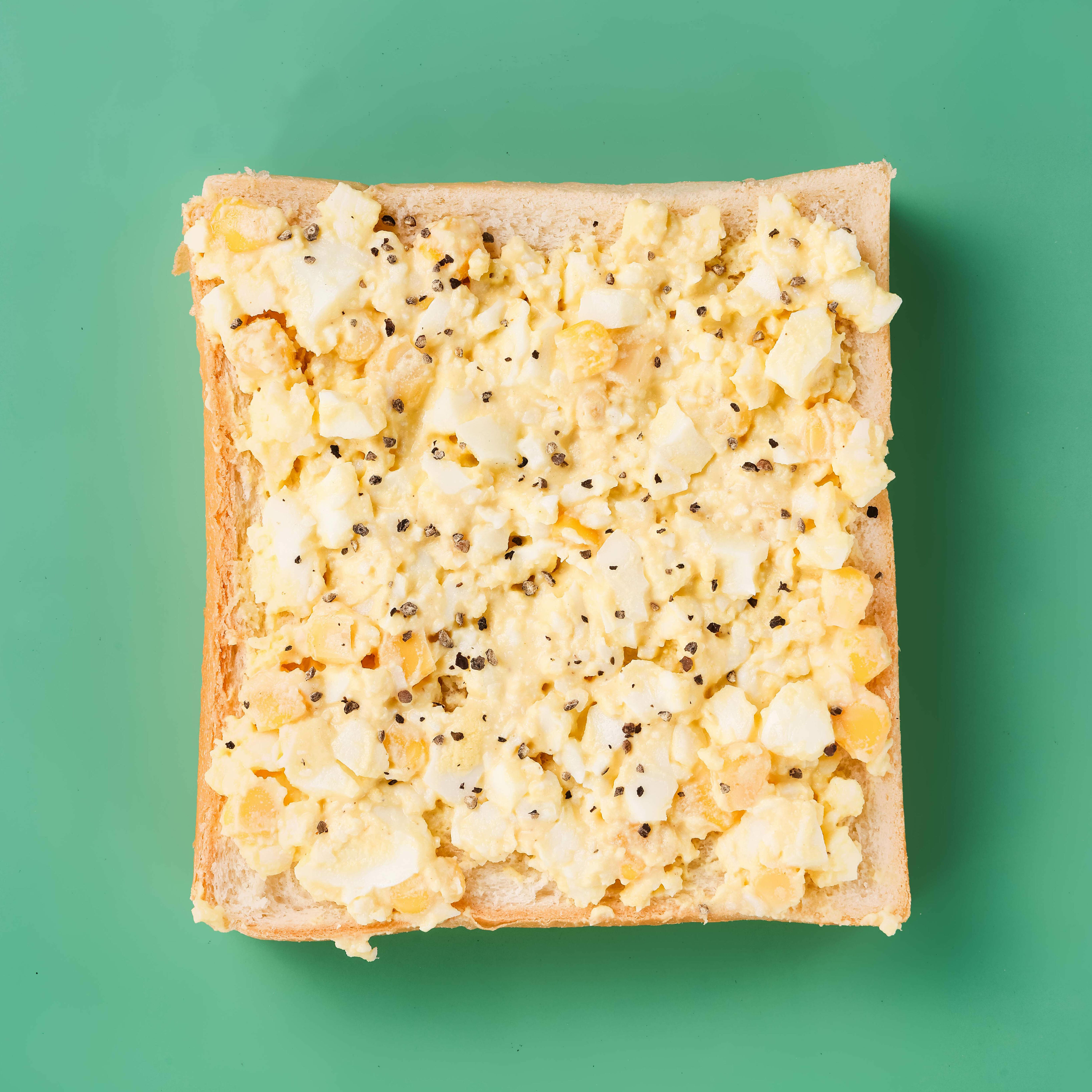 ▌ 低卡飽足感  ▌玉米蛋沙拉天然奶油軟心鮮奶厚片