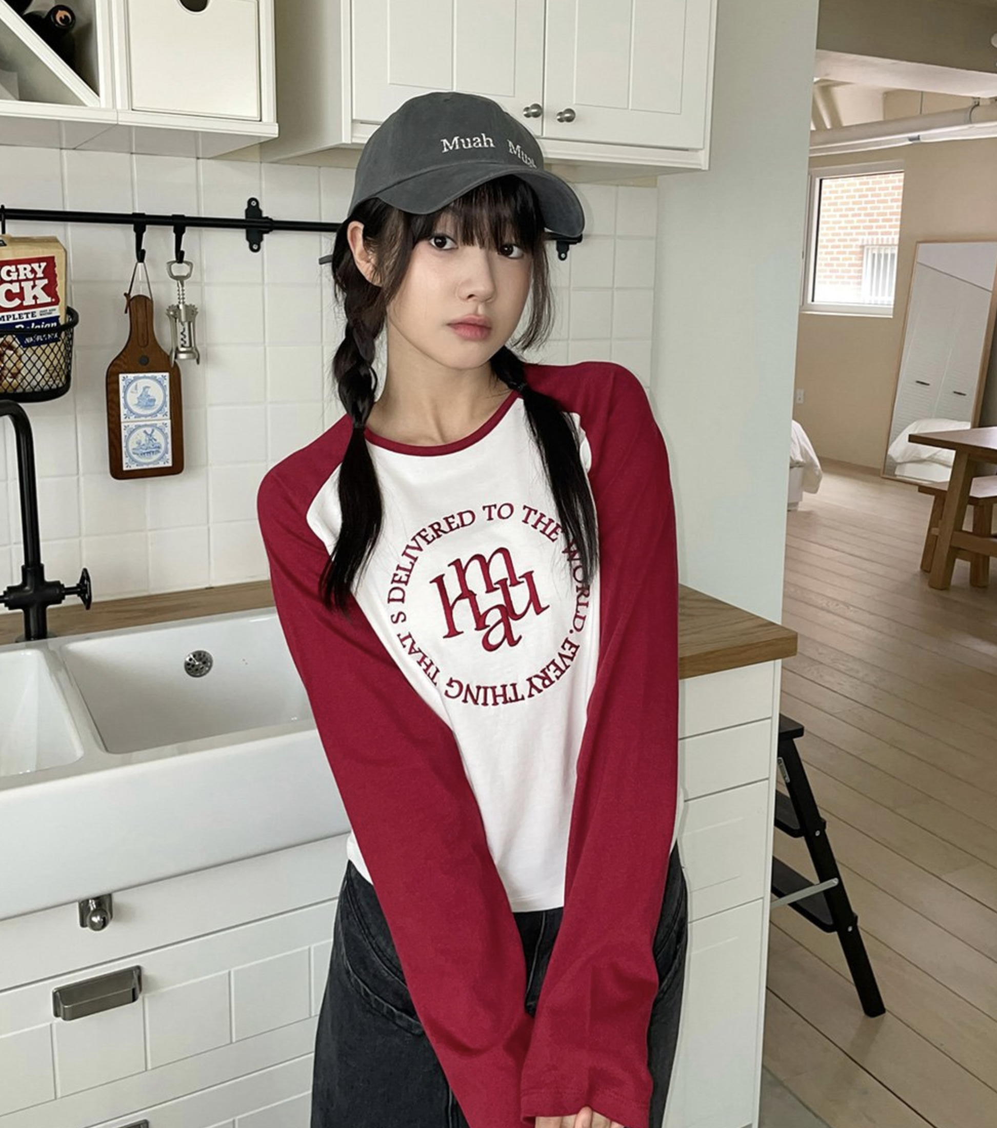 預訂｜MUAHMUAH LOGO LOGO STITCH BALL CAP (2 COLOR)