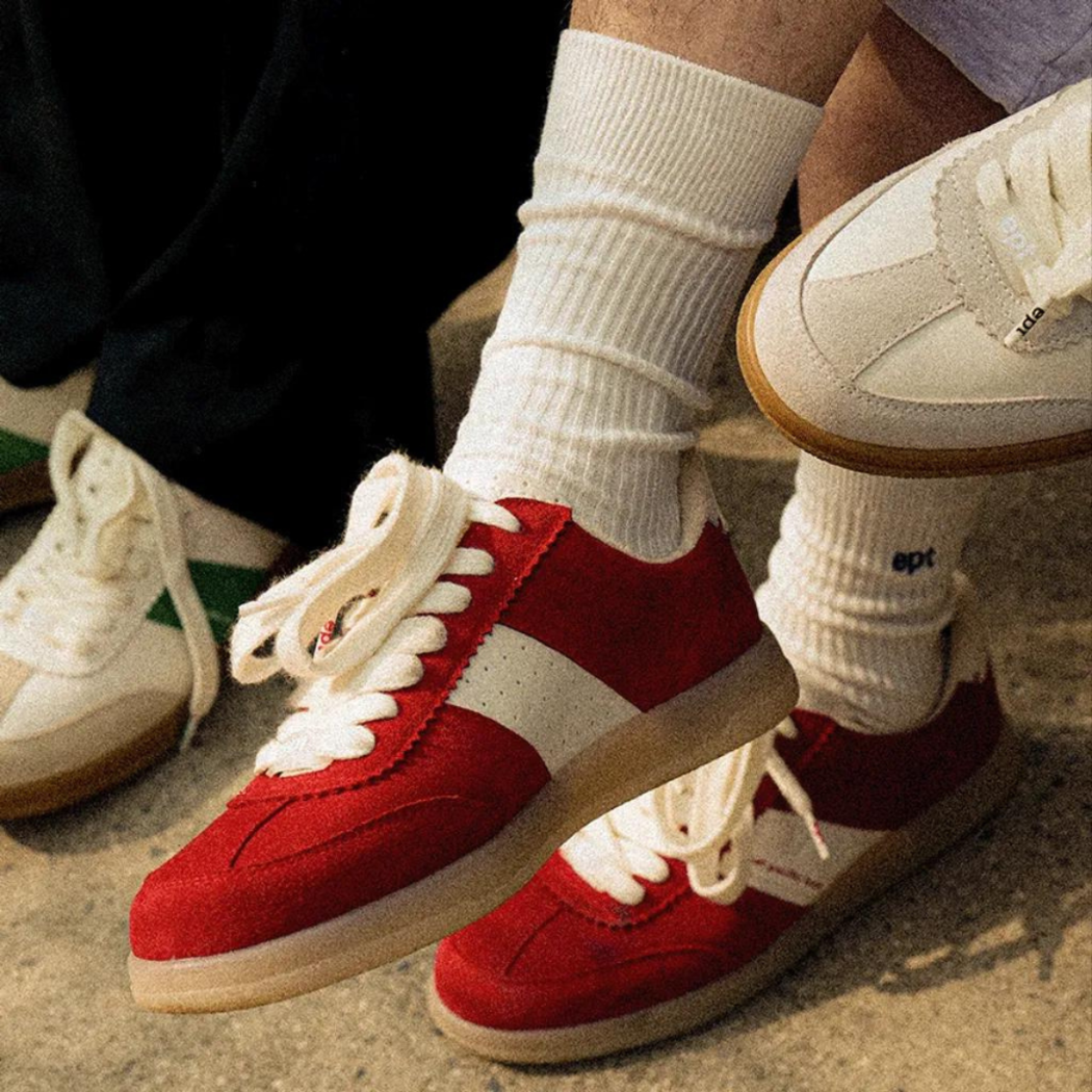 【HAO NICE】韓國正品建議買大半號❗️24SS EPT Santos 韓國潮牌🇰🇷復古真皮低筒德訓鞋 板鞋