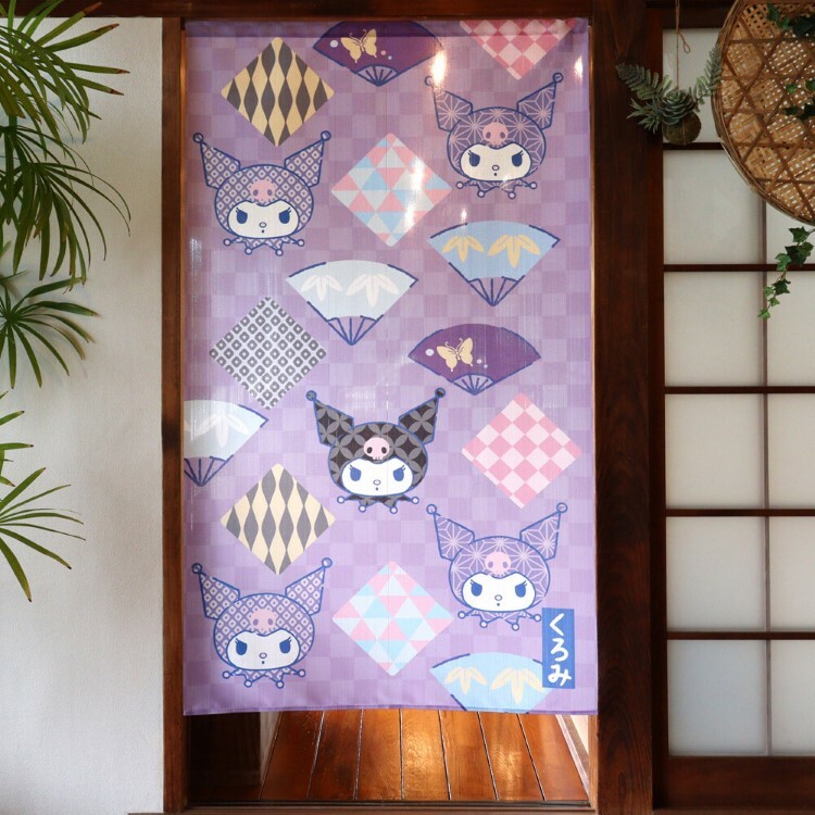 Sanrio Kuromi 門簾 85 x 150 cm #CM24-21724 折扇