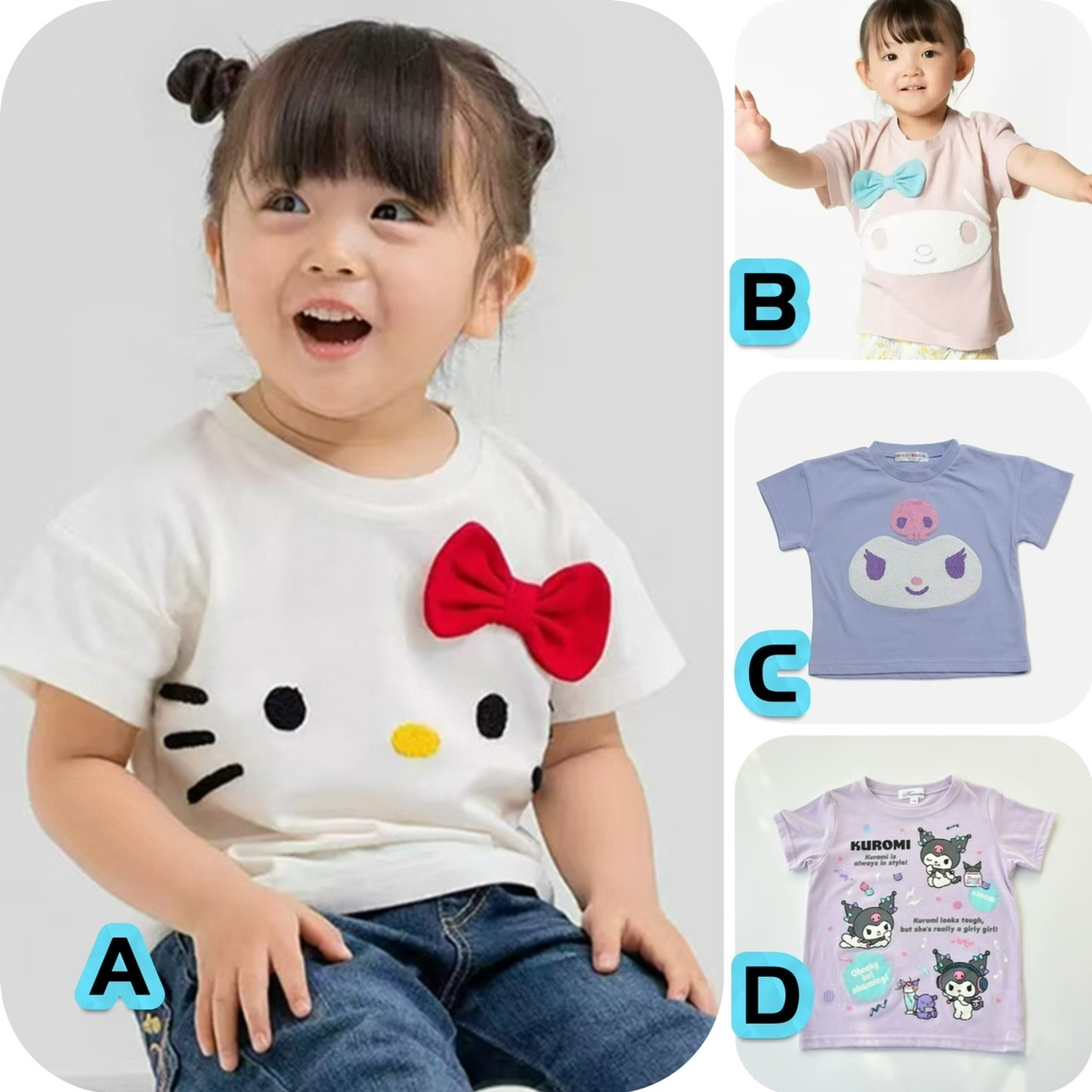 San*rio 卡通角色短袖Tee - 2401444