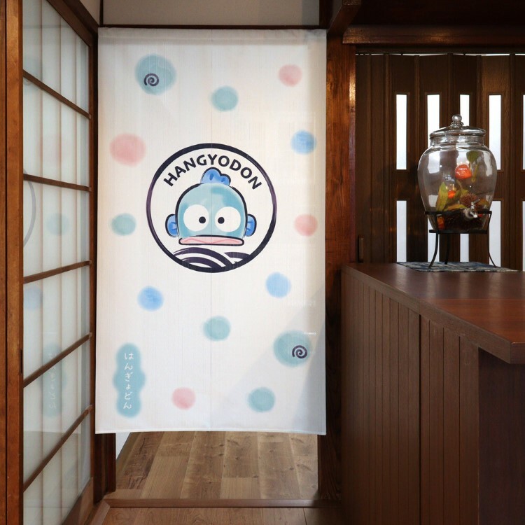 Sanrio 水怪門簾 85 x 150 cm #CM24-21722 圓點