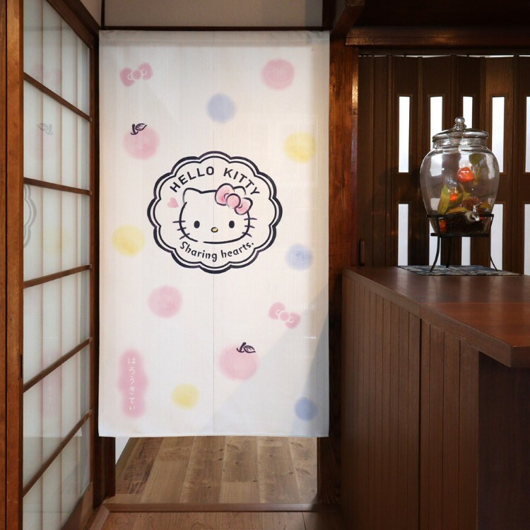 Sanrio Hello Kitty 門簾 85 x 150 cm #CM24-21720 圓點