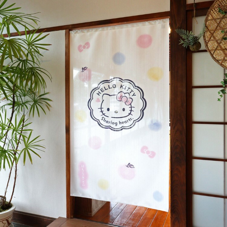 Sanrio Hello Kitty 門簾 85 x 150 cm #CM24-21720 圓點