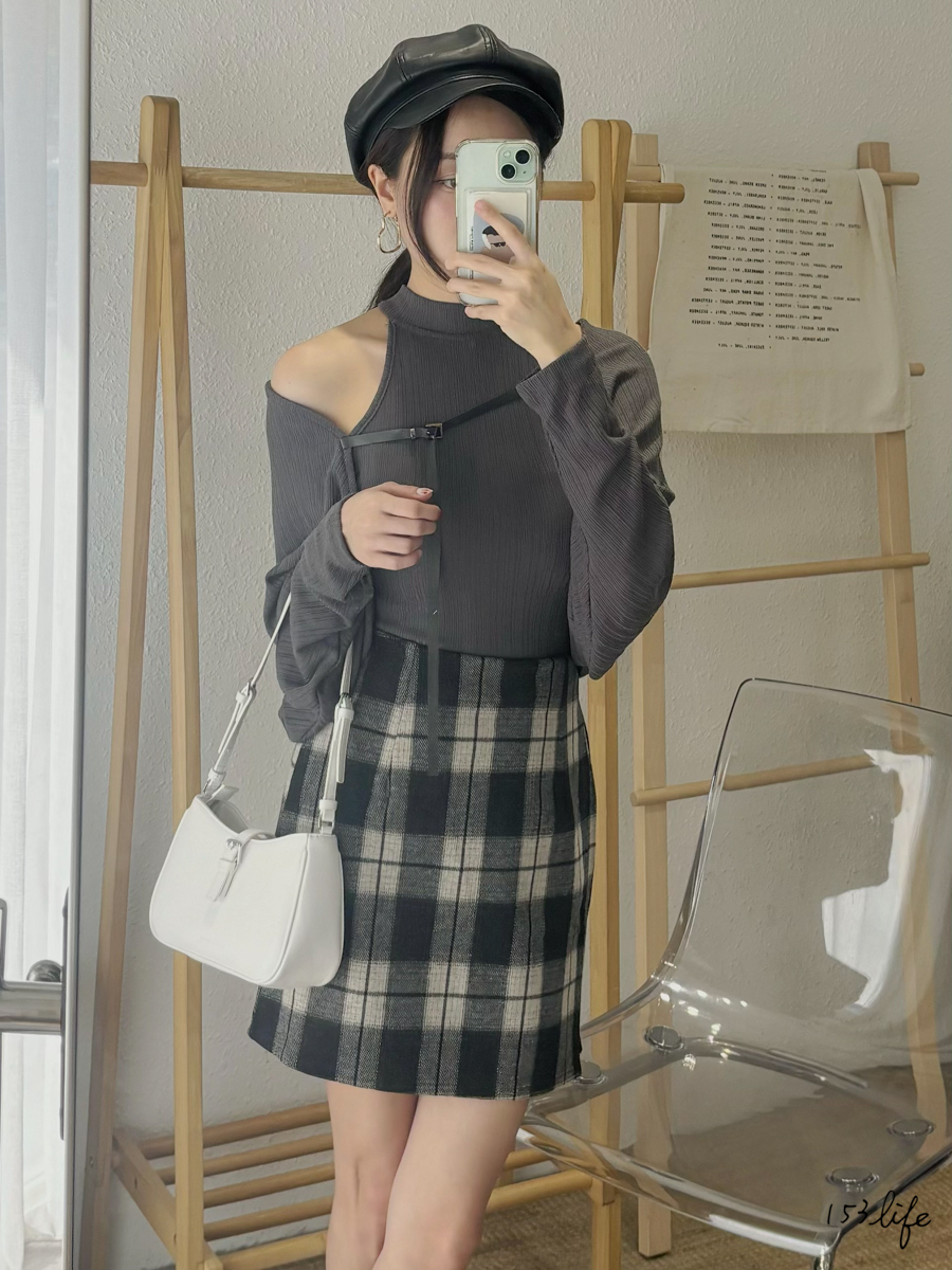 |現貨|辣妹削肩背心+皮帶小罩衫(3色)