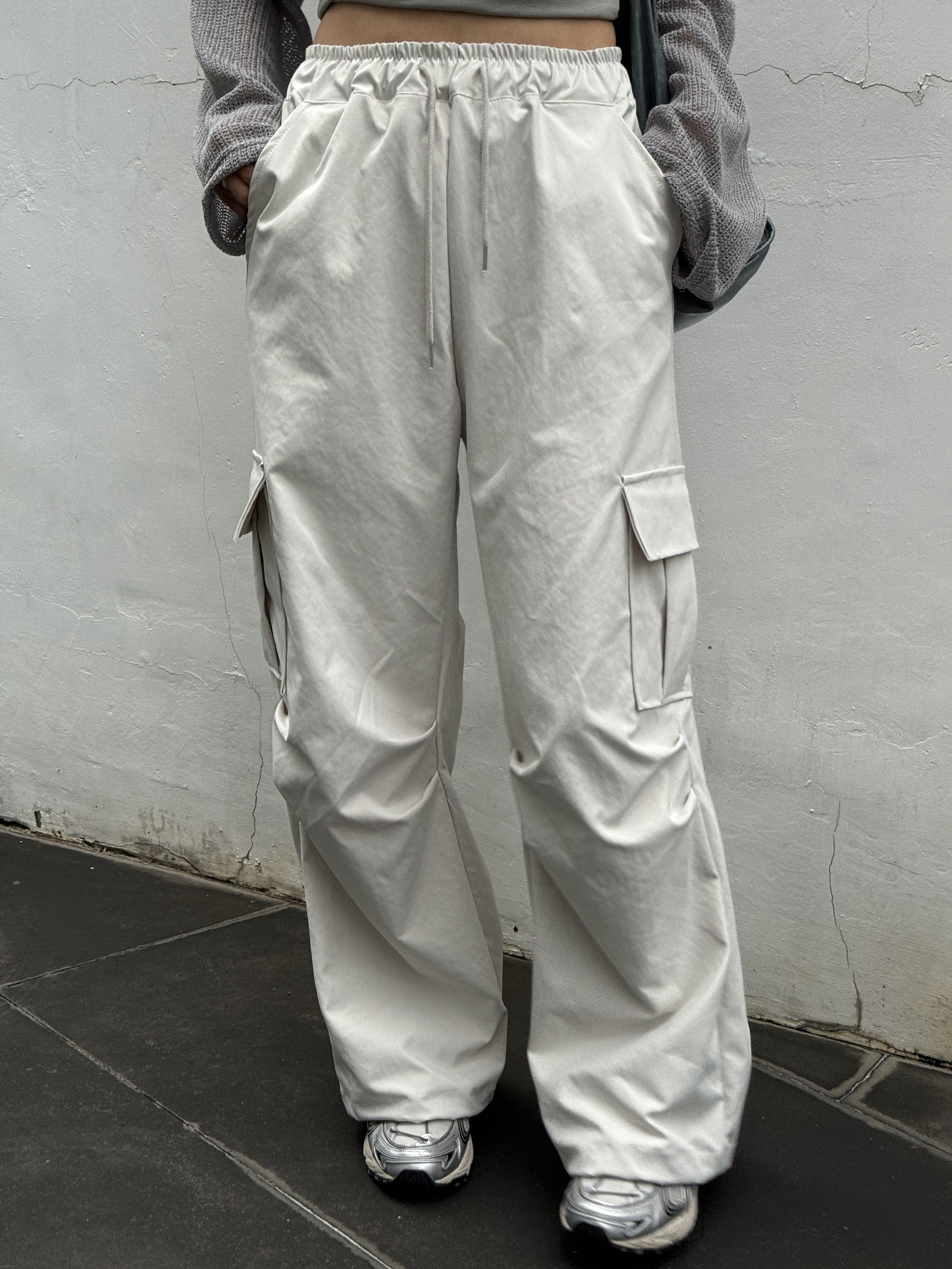 (訂購) 質感GOOD!挺身舒服橡筋腰工裝褲 P9102 (杏/深灰/黑)