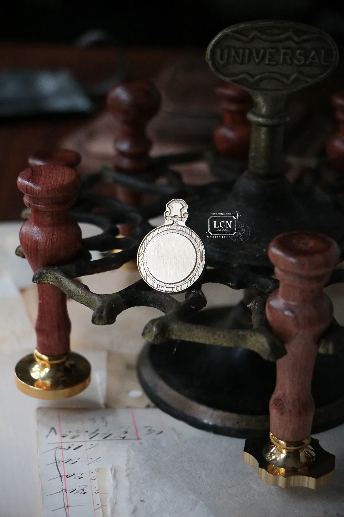 吉 LCN．刺繡框 系列封蠟 共四款