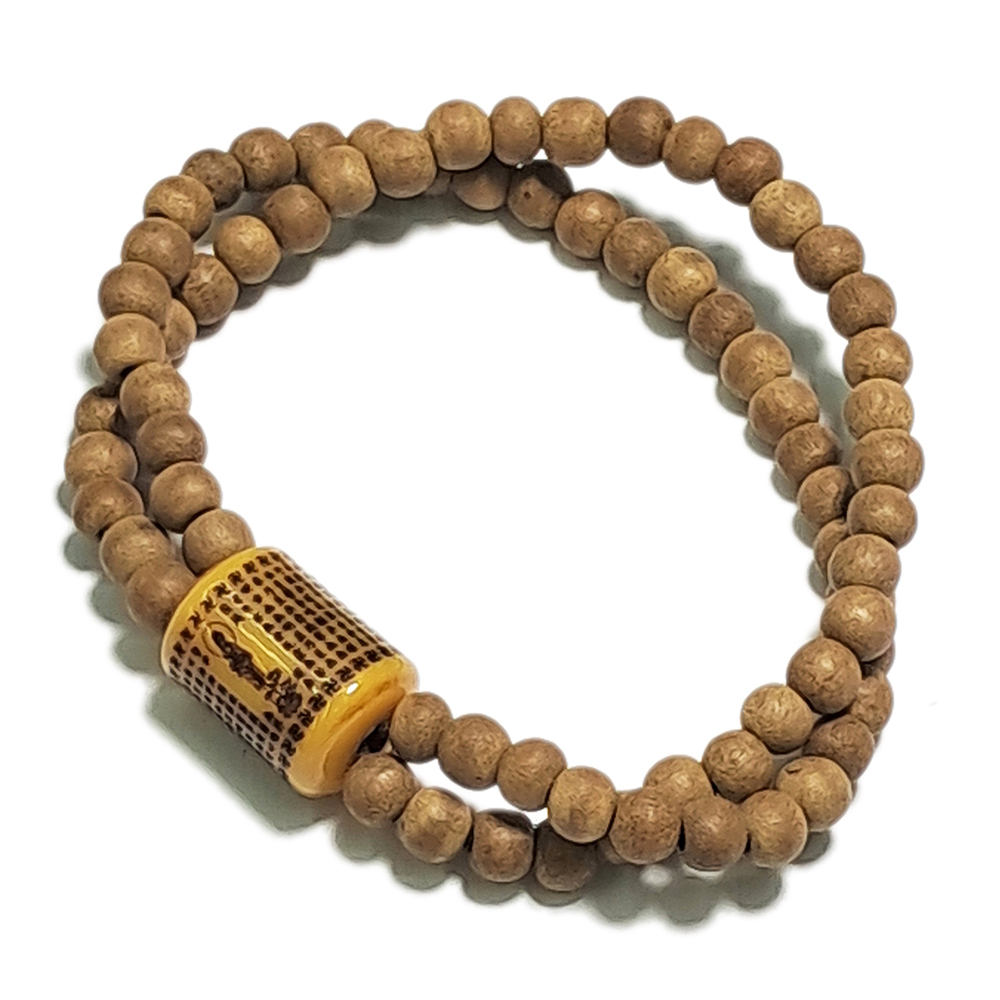 心經(蜜納)+沉香木手珠5mm【十方】135825