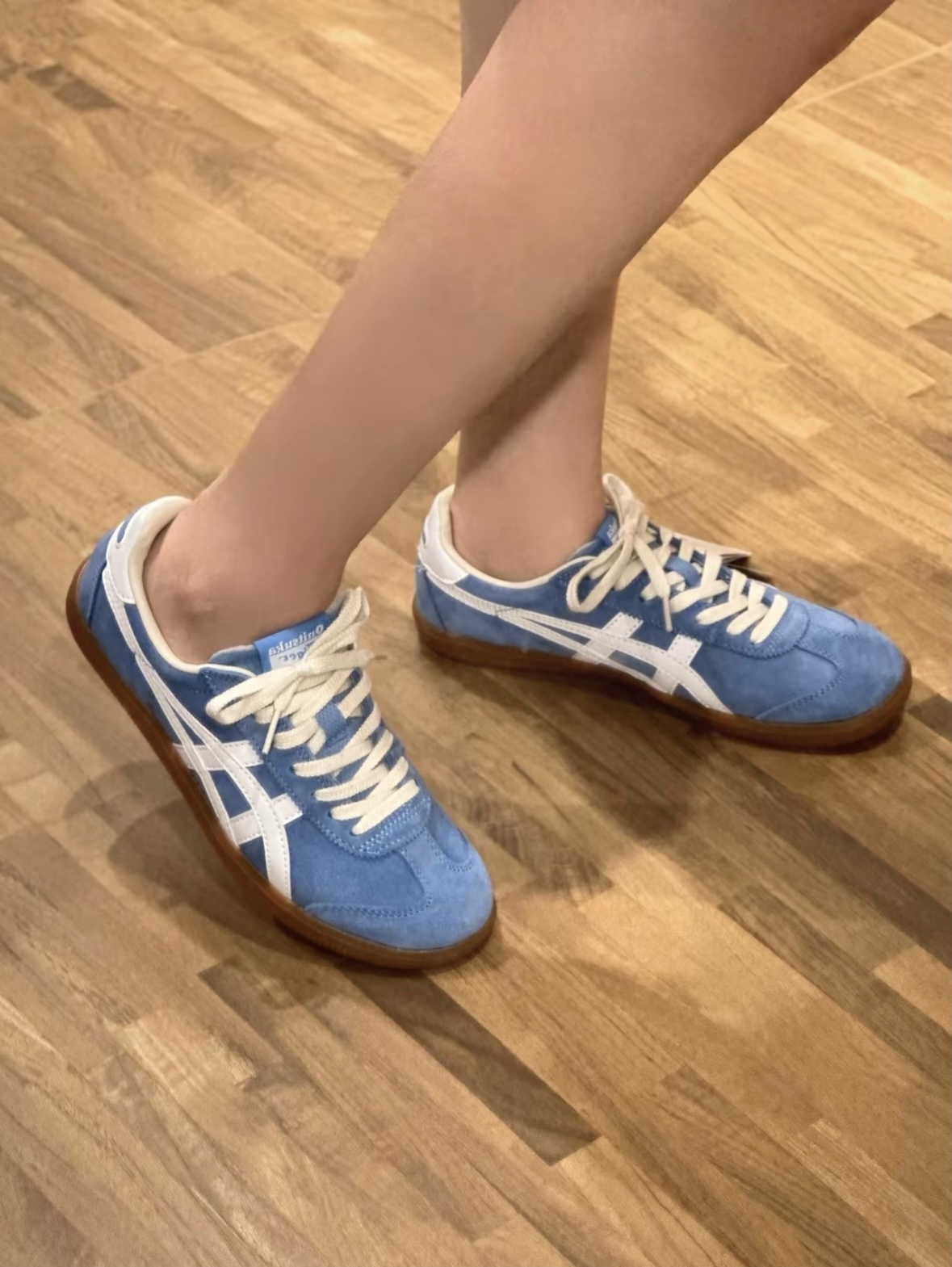 Onitsuka Tiger Tokuten 鬼塚虎 德訓鞋 藍白色 天空藍 焦糖底 復古 1183A907-400/預購