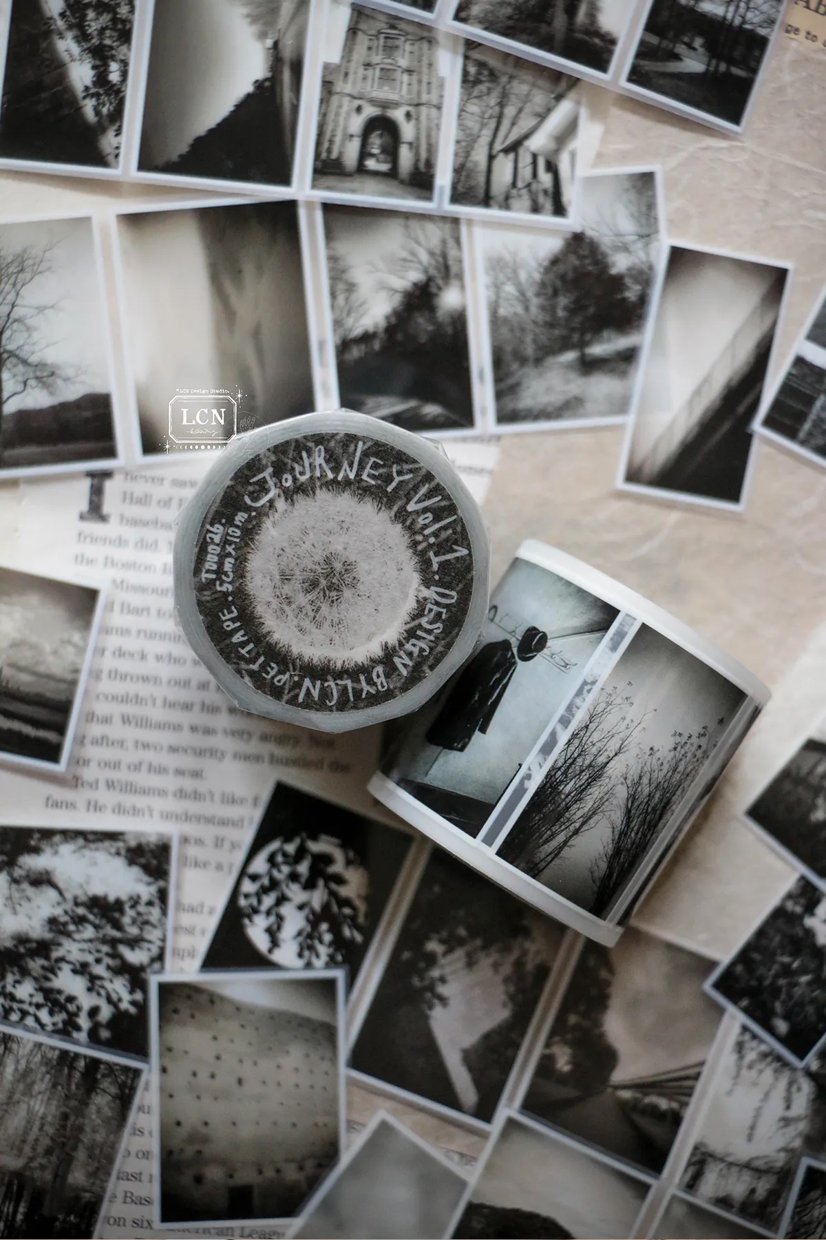 吉 LCN．旅程Vol.1 5cm霧面PE膠帶 <整捲/分裝>