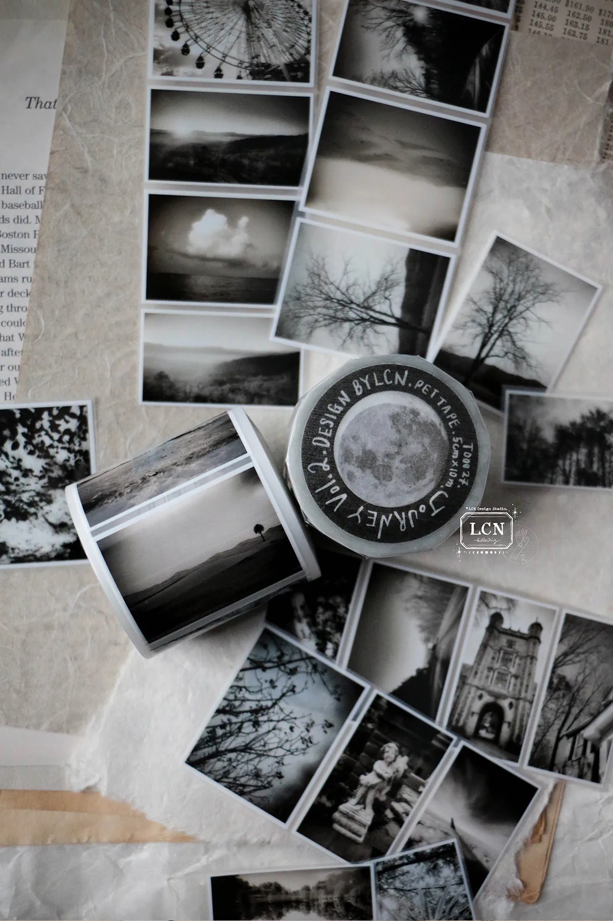 吉 LCN．旅程Vol.2 5cm霧面PE膠帶 <整捲/分裝>