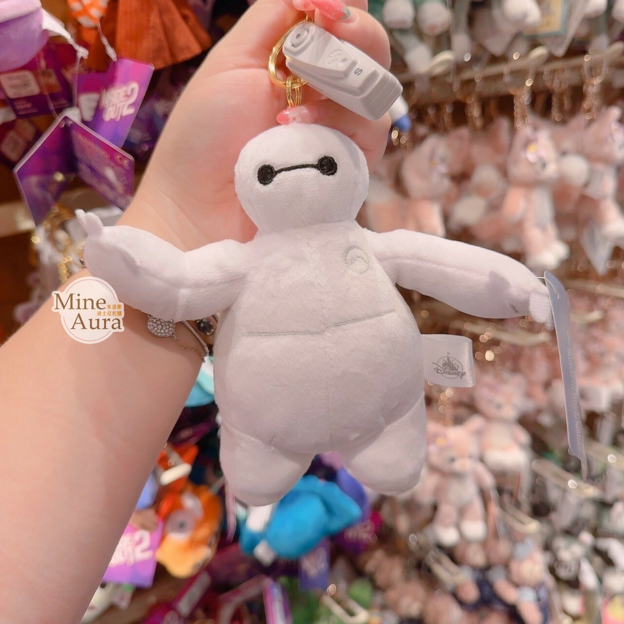 杯麵 Baymax 站姿 絨毛 鑰匙圈 吊飾 大英雄天團 Big Hero 6 -香港迪士尼樂園