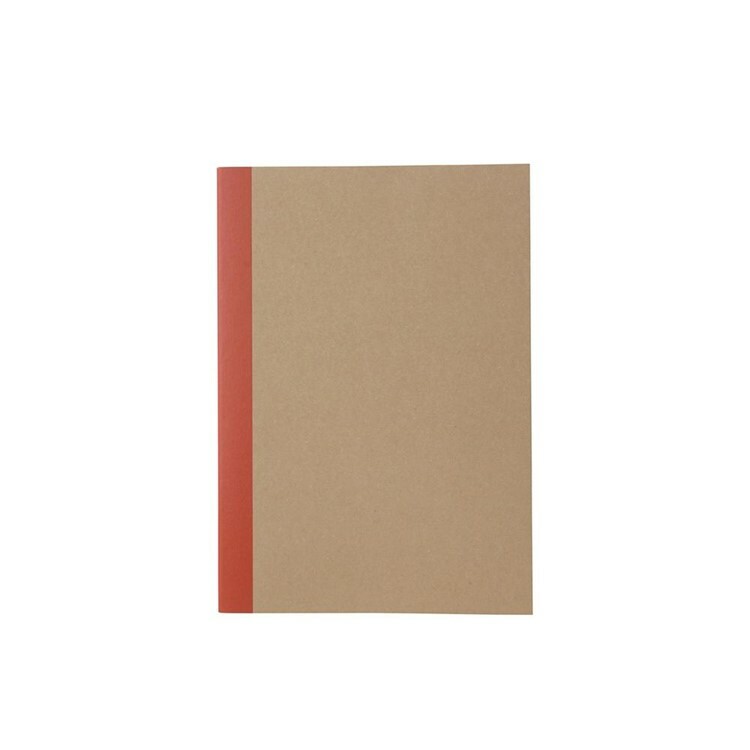 無印良品 MUJI 筆記本(空白).線裝/30張.A5.米