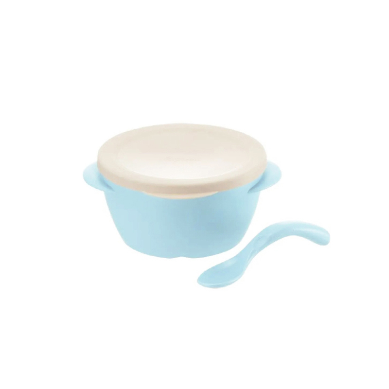 Richell 利其爾 TLI雙層可拆式不鏽鋼碗-附蓋 370ml(中)