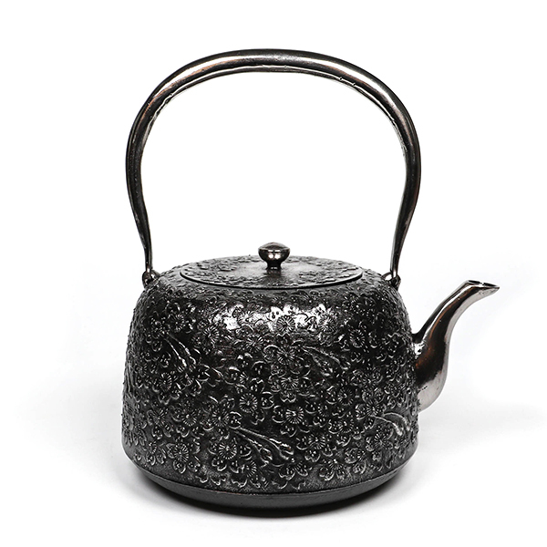 【佐藤勝久】廣口 櫻肌 砂鐵壺2.3L