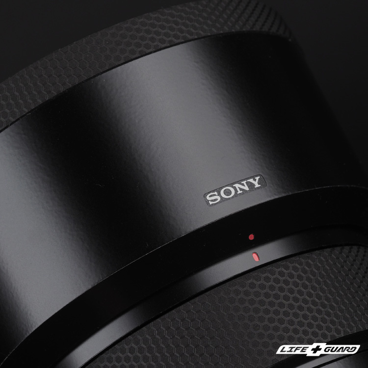 SONY FE 85mm F1.4 GM II 貼膜質感特寫，LIFE+GUARD 專機專屬開版