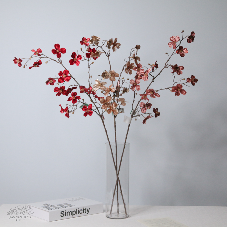 人造花 木槿花 3色