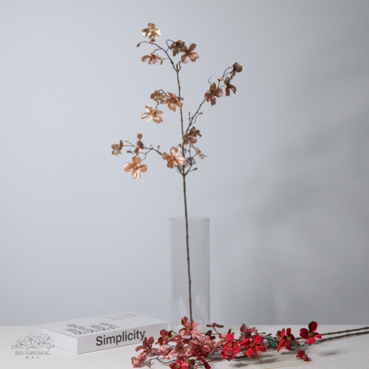 人造花 木槿花 3色