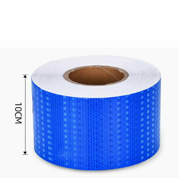 Hot push safety warning sticker-[Blue] 10CM wide [45 meters] ★Strongly reflective