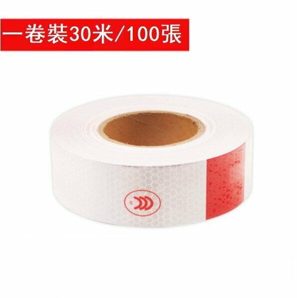 Hot push (30 meters per roll/100 pieces) reflective warning stickers for cars