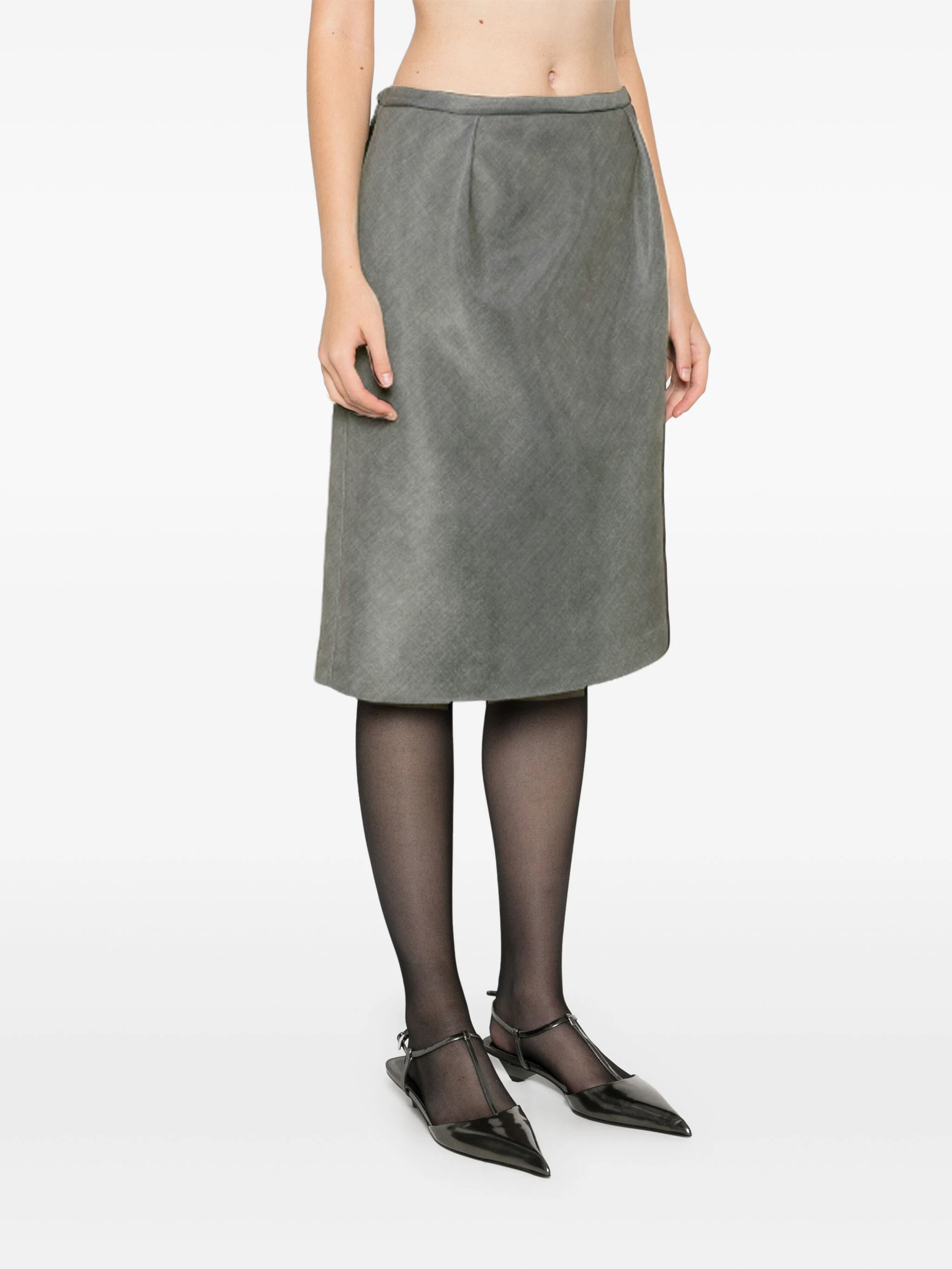 Philosophy 及膝窄裙