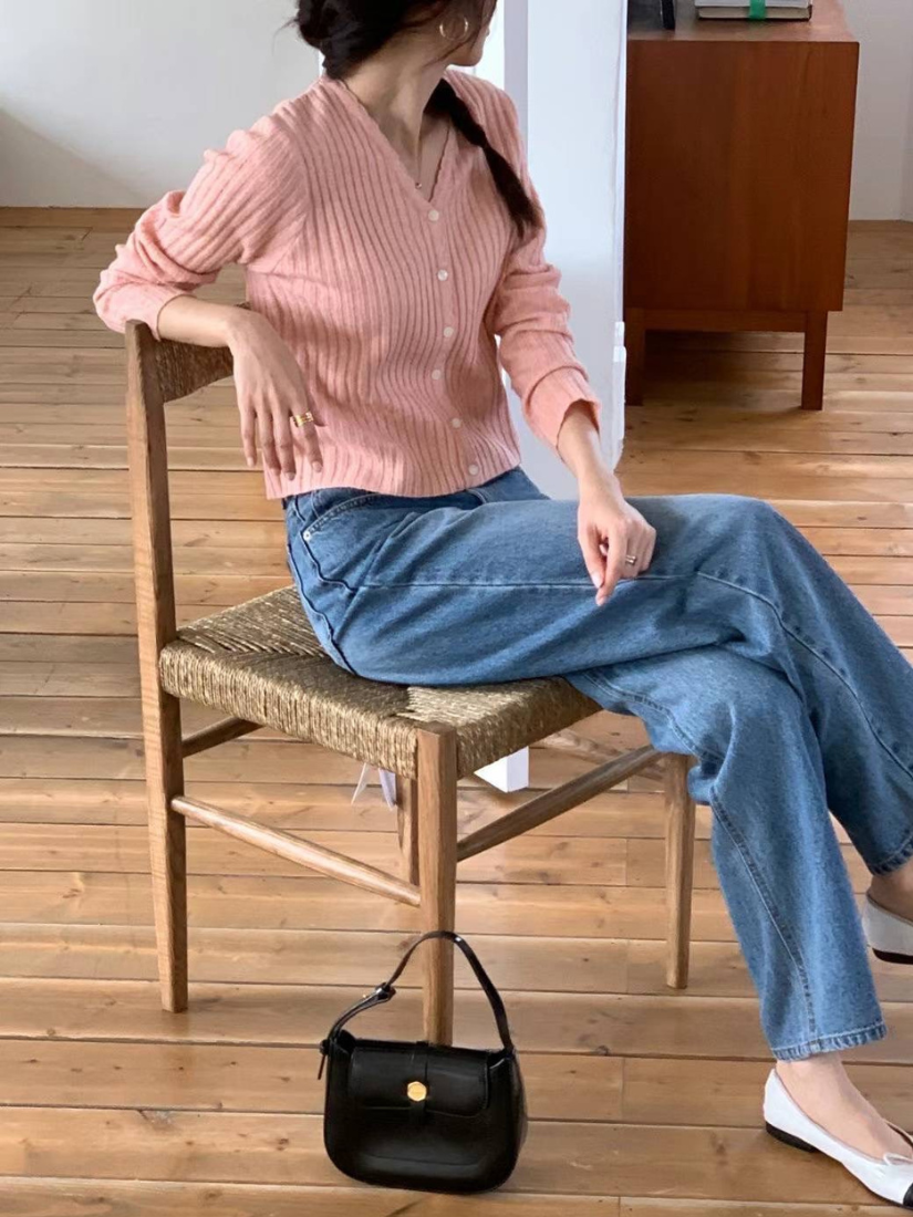 [現貨] Kelly甜美清新坑條開衫 [ 9色 / Free ]