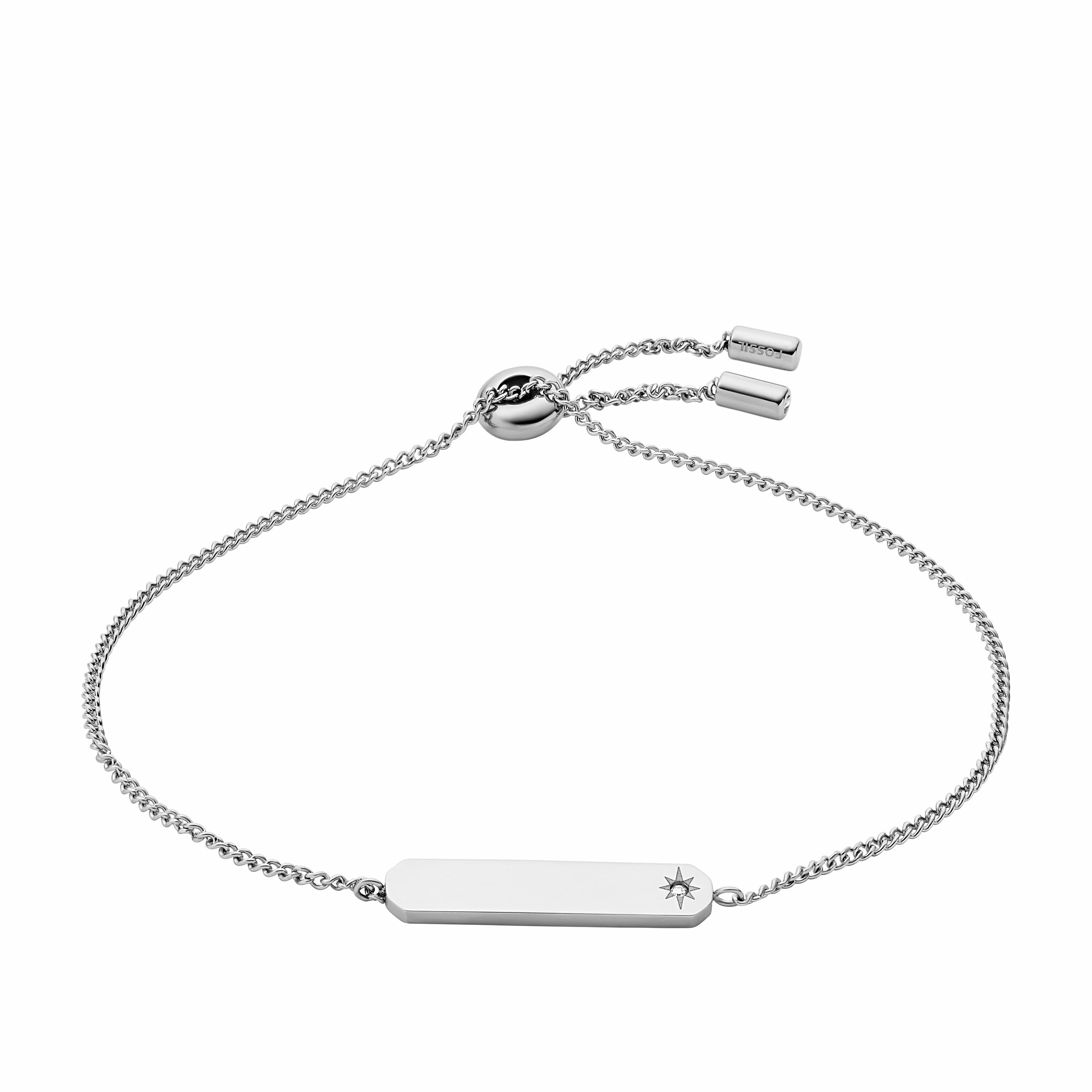 Drew 方條不鏽鋼手鍊-銀色 JF04131040