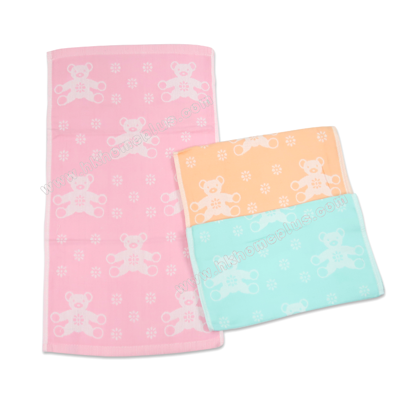 6條裝 家用織花紗布童巾