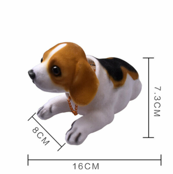 Hot-recommended car ornaments, bobblehead dog (beagle)