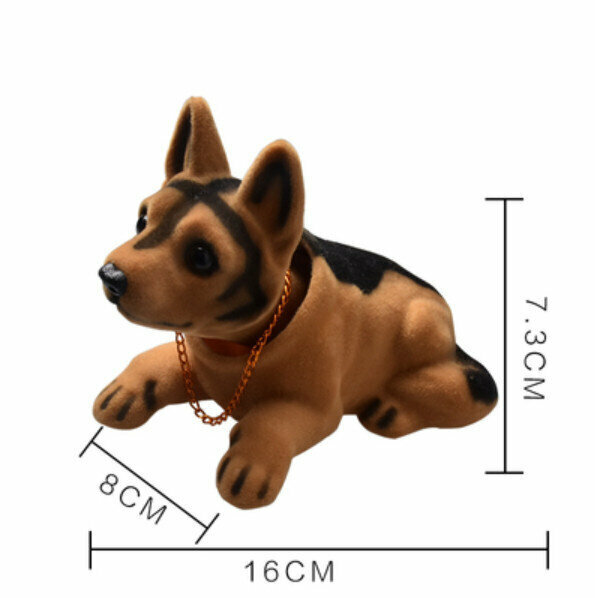 Hot Car Ornament Doll Shaking Head Dog (Sheepdog)