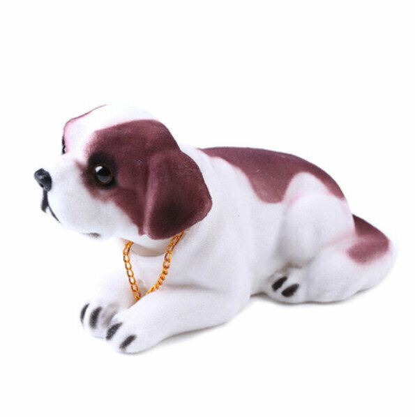 Hot-recommended car ornaments doll bobblehead dog (Saint Bernard dog)
