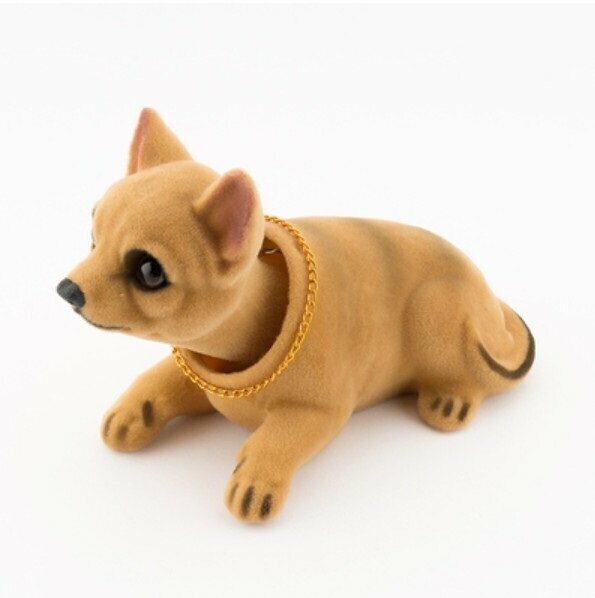 Popular car ornaments, bobblehead dog (Chihuahua)
