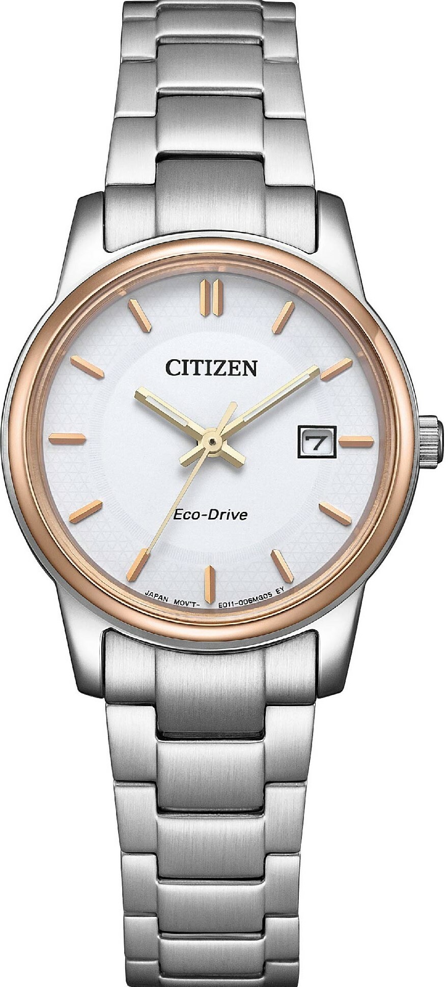 萬年鐘錶 - Citizen 星辰錶 經典光動能女錶 EW2319-71A   錶徑27.5MM