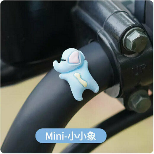 Popular car ornaments dolls (little elephant (free 3M glue))