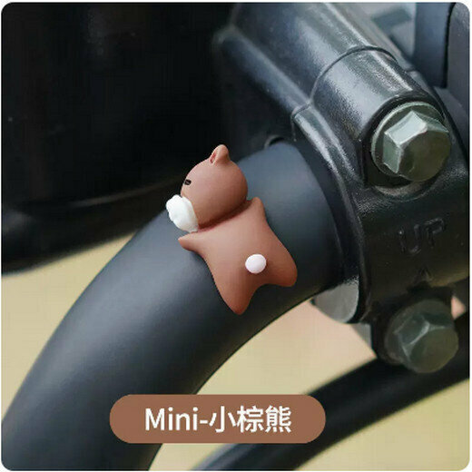 Popular car ornaments dolls (little bear (free 3M glue))