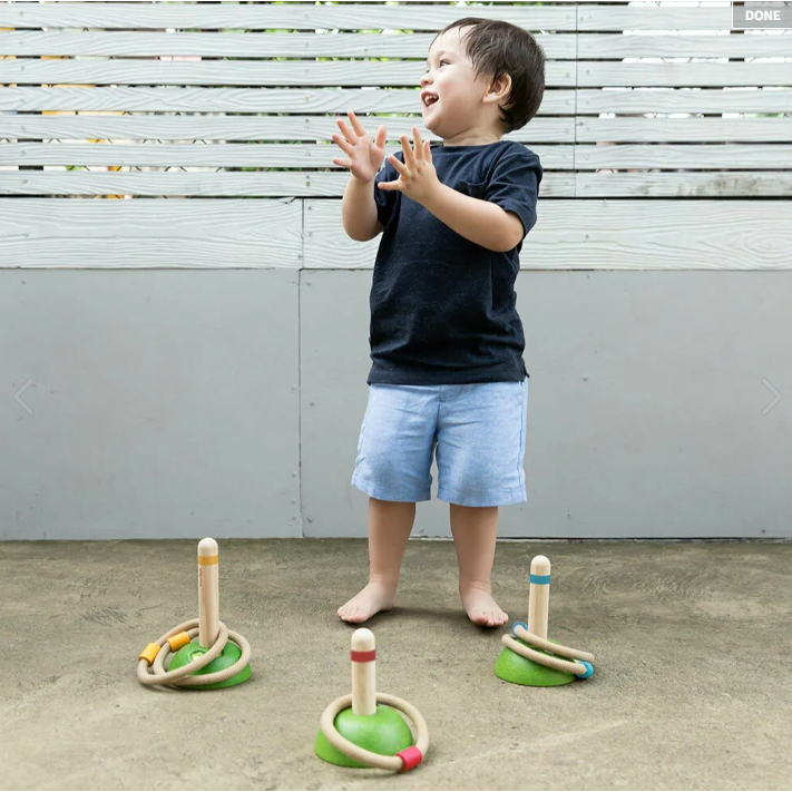 【樂森藥局】泰國 Plantoys 經典木作童玩-套圈圈