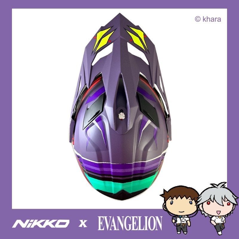 NIKKO N851 第13號機 EVA 新世紀福音戰士 限量聯名款 複合式 全罩 內墨片