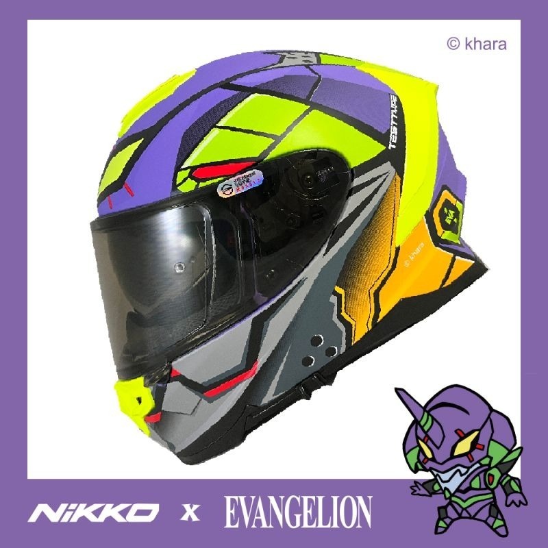 NIKKO N806 初號機  EVA 新世紀福音戰士 限量聯名款 全罩 內墨片