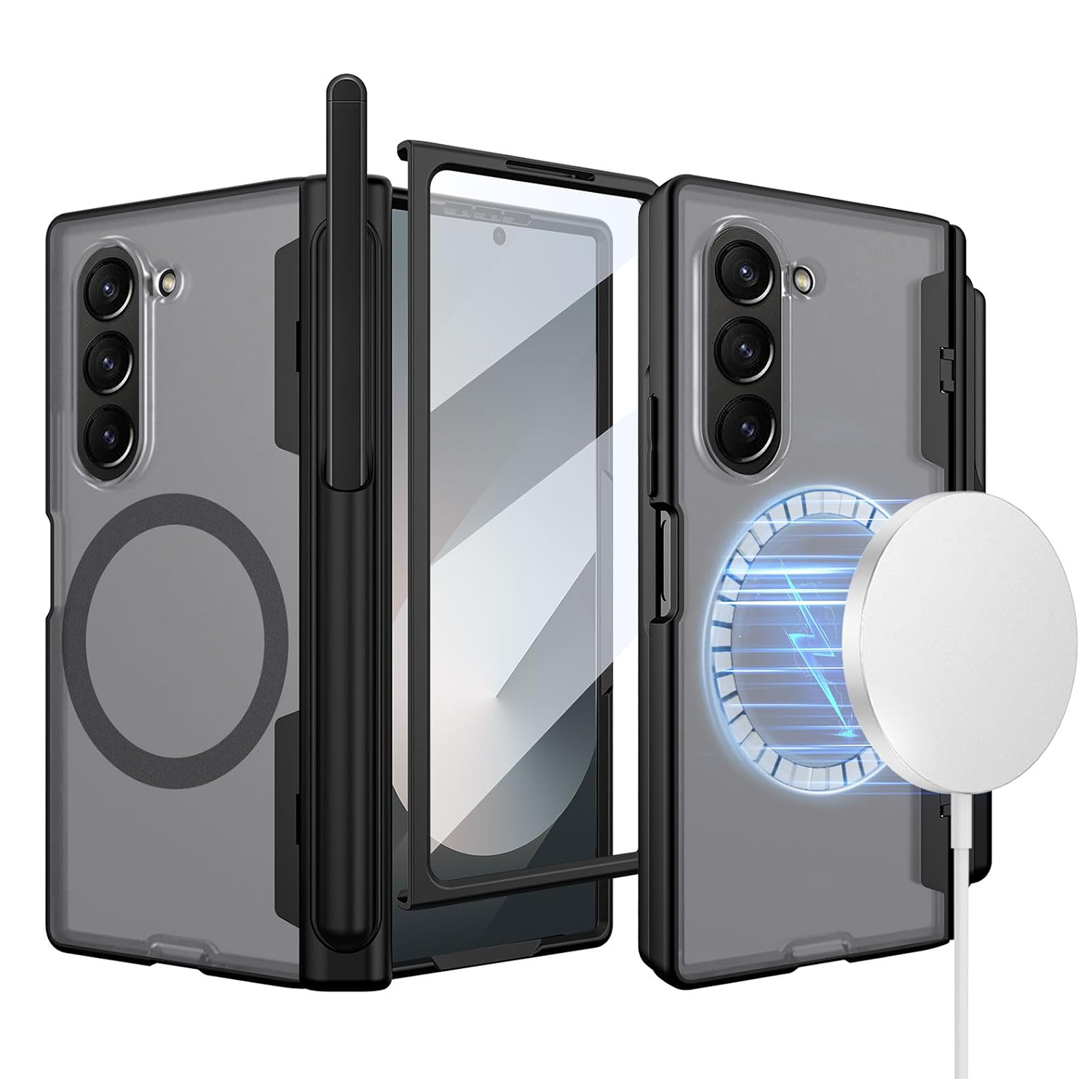 【Fold 6 現貨】XPRO - Mag AG Tray - Samsung Z Fold 6 S Pen Case 磨砂磁吸筆槽防撞手機保護硬殼