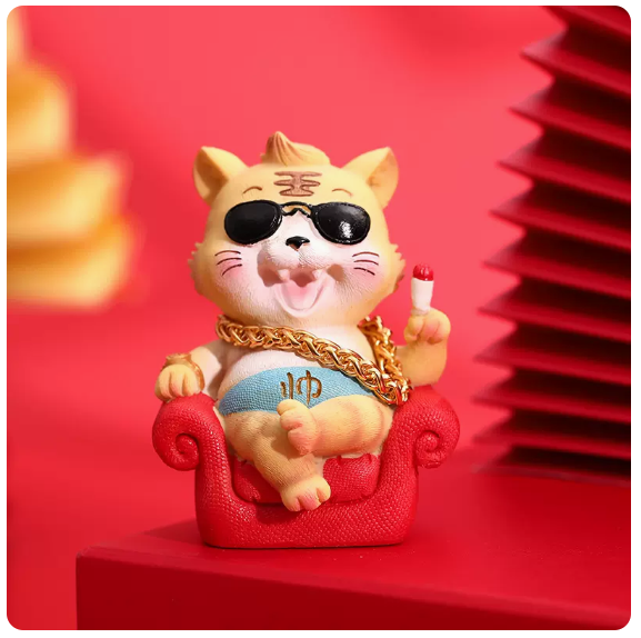 Hot cart interior decorations (Social Tiger [Festy Red Seat])